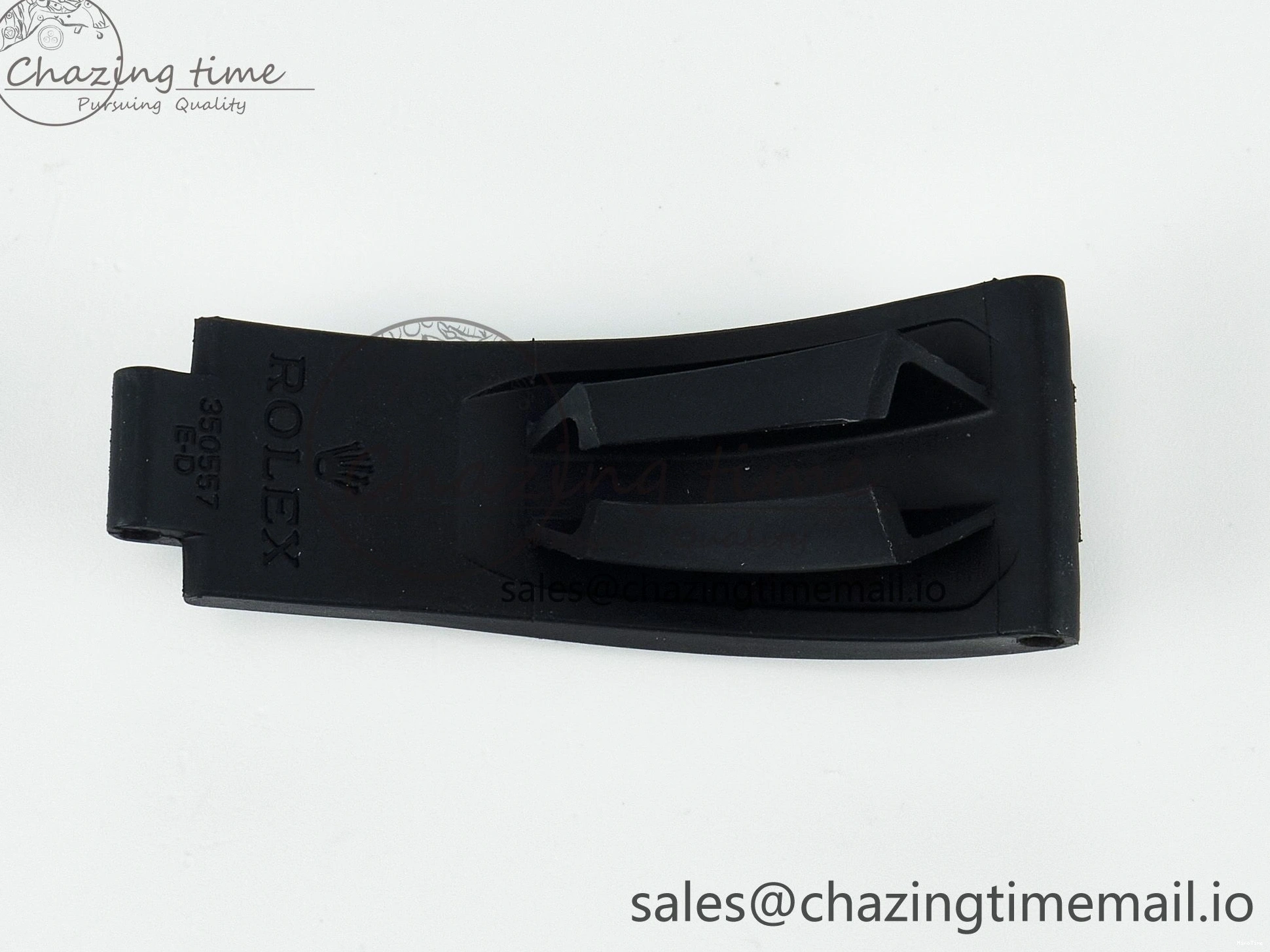 MiroTime 0426 WrinkleFree Yacht-Master 37mm 1:1 Best Edition Black Rubber Strap (Fits the Gen size) 417